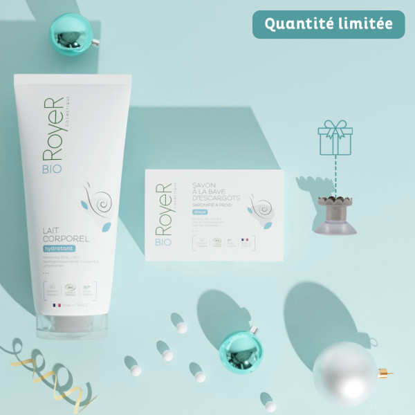 PAck Lait Corps & Savon + Porte-Savon Offert